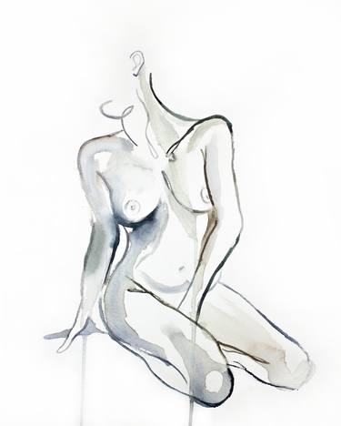 Print of Abstract Nude Paintings by Elizabeth Becker