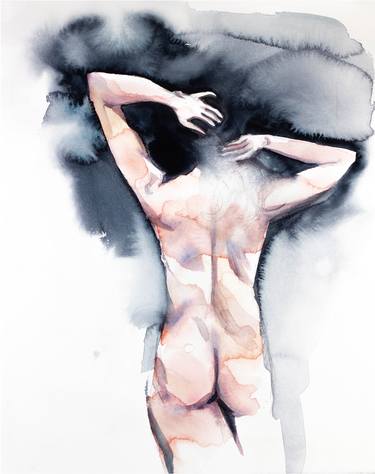 Original Abstract Expressionism Nude Paintings by Elizabeth Becker