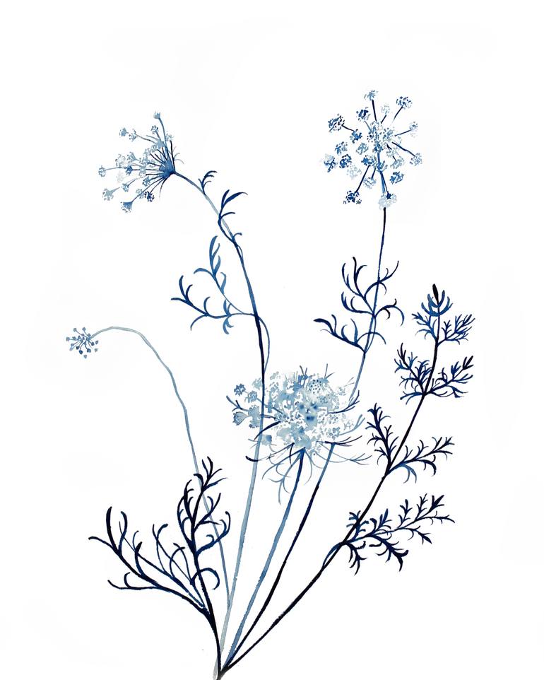 Download Queen Anne S Lace No Giclee Fine Art Print Of Watercolor Painting 11 Art Collectibles Giclee Delage Com Br