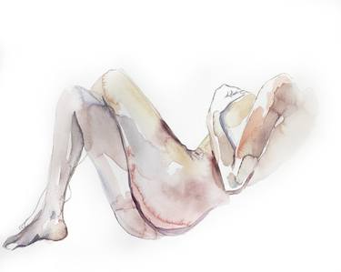 Original Minimalism Nude Paintings by Elizabeth Becker