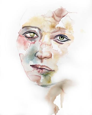 Print of Expressionism Portrait Paintings by Elizabeth Becker