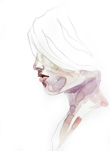 Original Minimalism Portrait Paintings by Elizabeth Becker