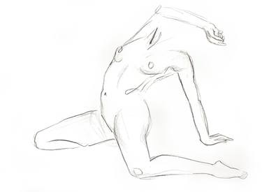 Print of Minimalism Nude Paintings by Elizabeth Becker