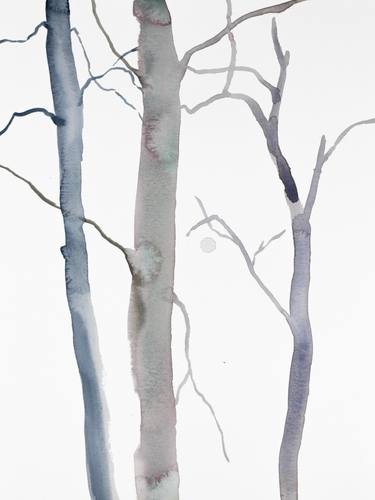 Print of Minimalism Tree Paintings by Elizabeth Becker