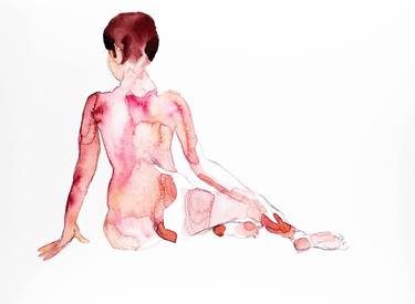 Original Minimalism Nude Paintings by Elizabeth Becker