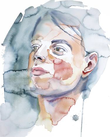 Print of Minimalism Portrait Paintings by Elizabeth Becker