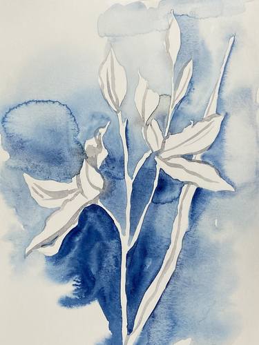 Print of Minimalism Botanic Paintings by Elizabeth Becker