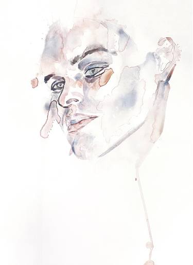 Print of Expressionism Portrait Paintings by Elizabeth Becker