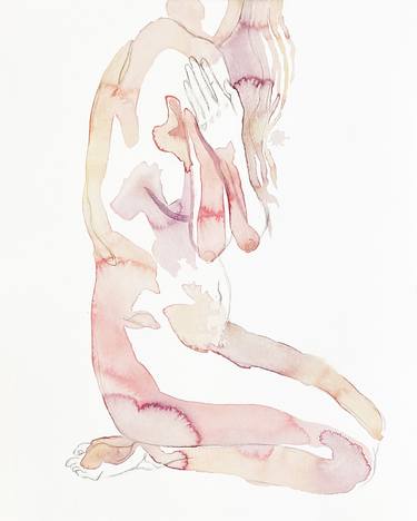 Print of Figurative Nude Paintings by Elizabeth Becker