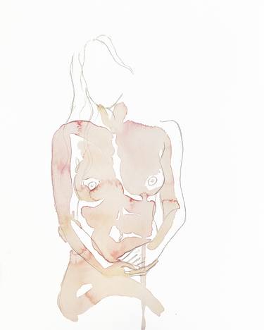 Print of Figurative Nude Paintings by Elizabeth Becker