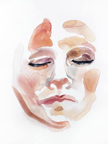 Original Minimalism Portrait Paintings by Elizabeth Becker