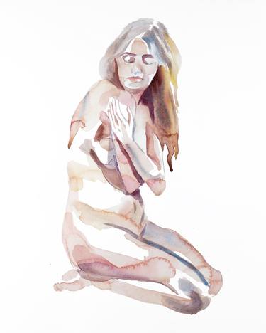 Original Figurative Nude Paintings by Elizabeth Becker