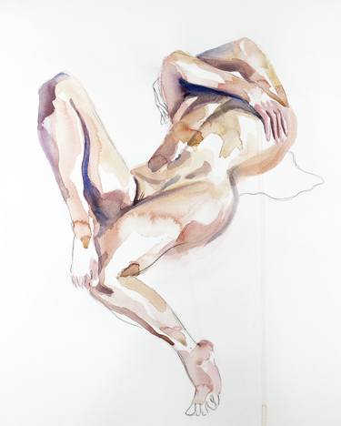 Print of Impressionism Nude Paintings by Elizabeth Becker
