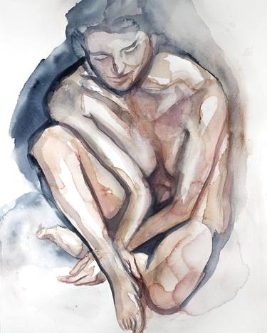 Print of Figurative Nude Paintings by Elizabeth Becker