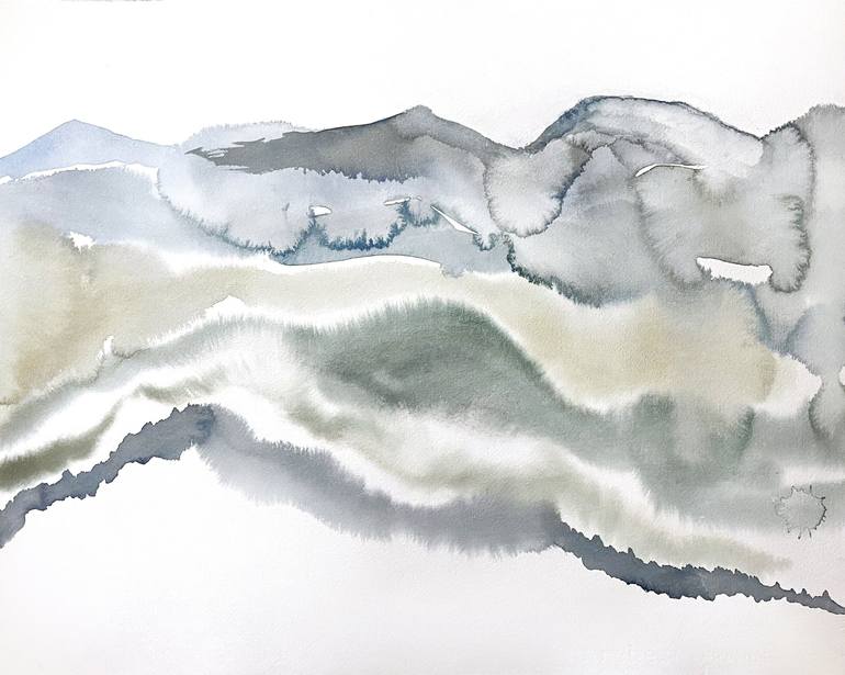 Original Minimalism Abstract Paintings by Elizabeth Becker