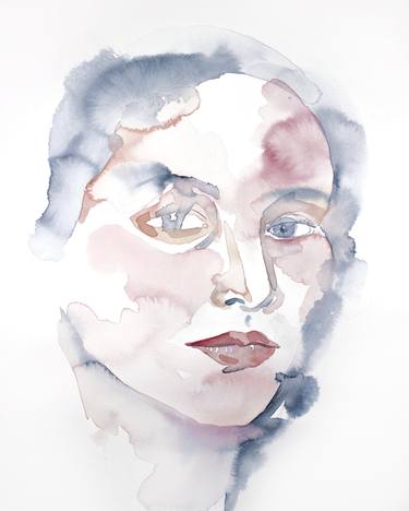 Print of Expressionism Portrait Paintings by Elizabeth Becker
