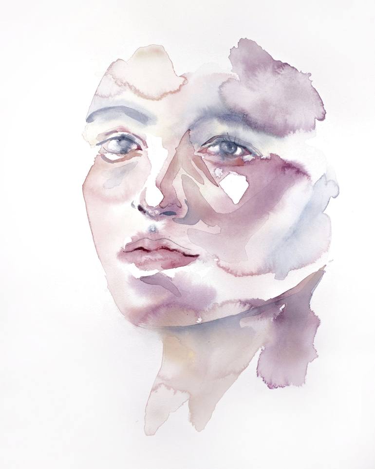 Print of Expressionism Portrait Paintings by Elizabeth Becker