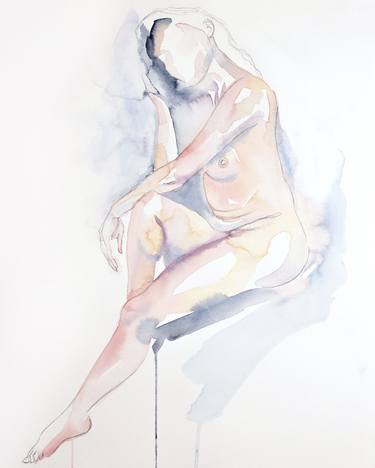 Original Expressionism Nude Paintings by Elizabeth Becker