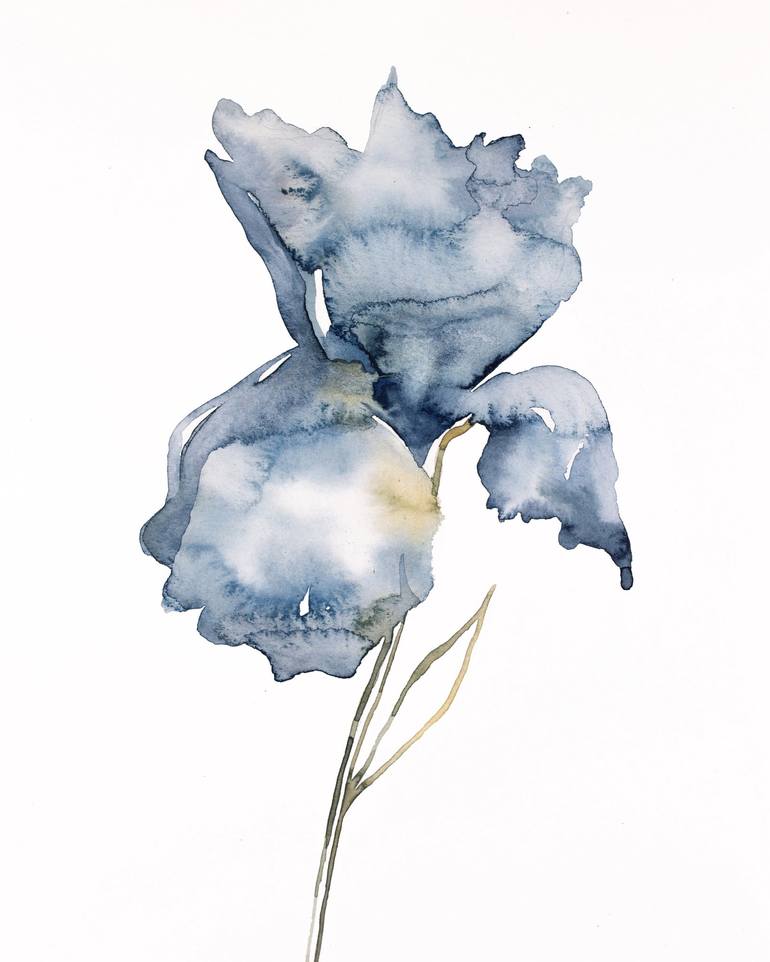 Iris No. 181 Painting by Elizabeth Becker | Saatchi Art
