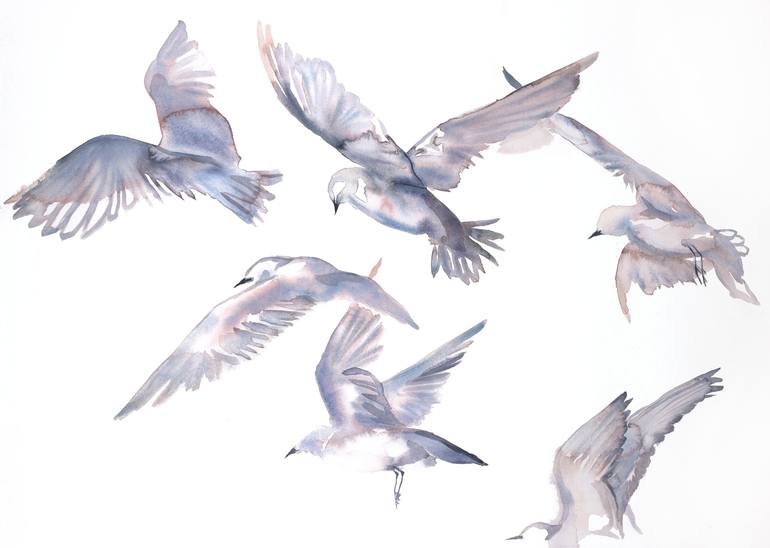 Original Impressionism Animal Paintings by Elizabeth Becker