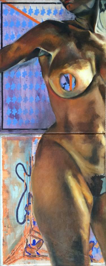 Original Figurative Nude Painting by Stephanie Jory