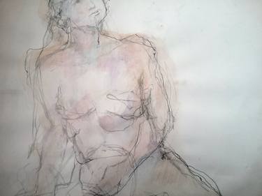 Original Abstract Nude Drawings by Joann Milano Neal