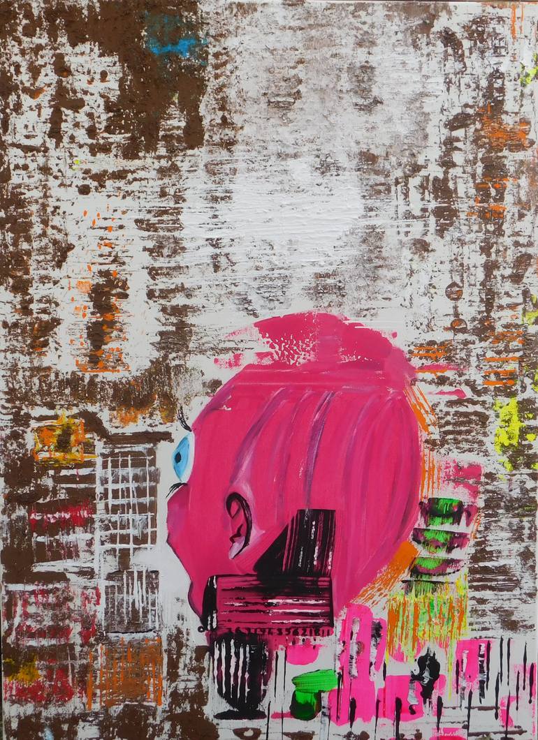 Original Abstract Expressionism Abstract Painting by Denise Morgan