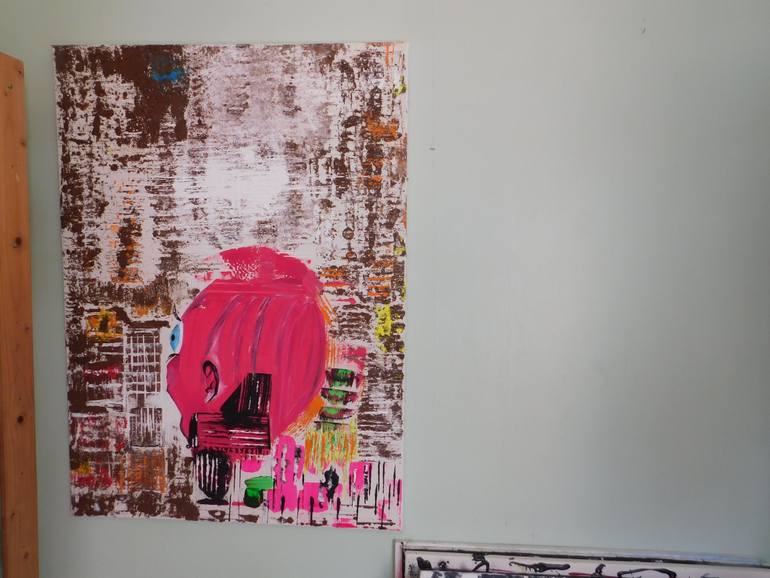 Original Abstract Expressionism Abstract Painting by Denise Morgan