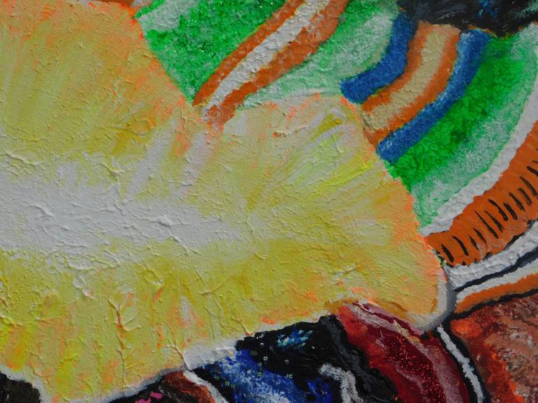 Original Abstract Expressionism Abstract Painting by Denise Morgan