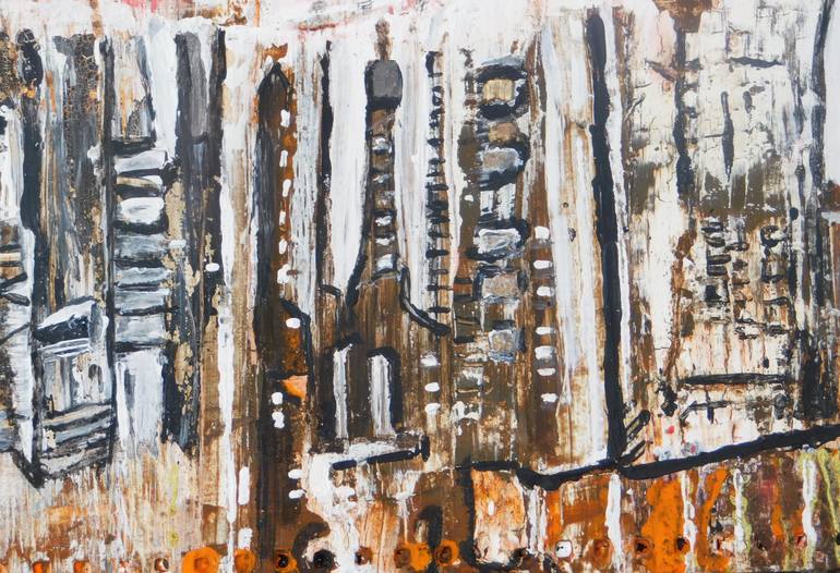 Original Abstract Expressionism Abstract Painting by Denise Morgan