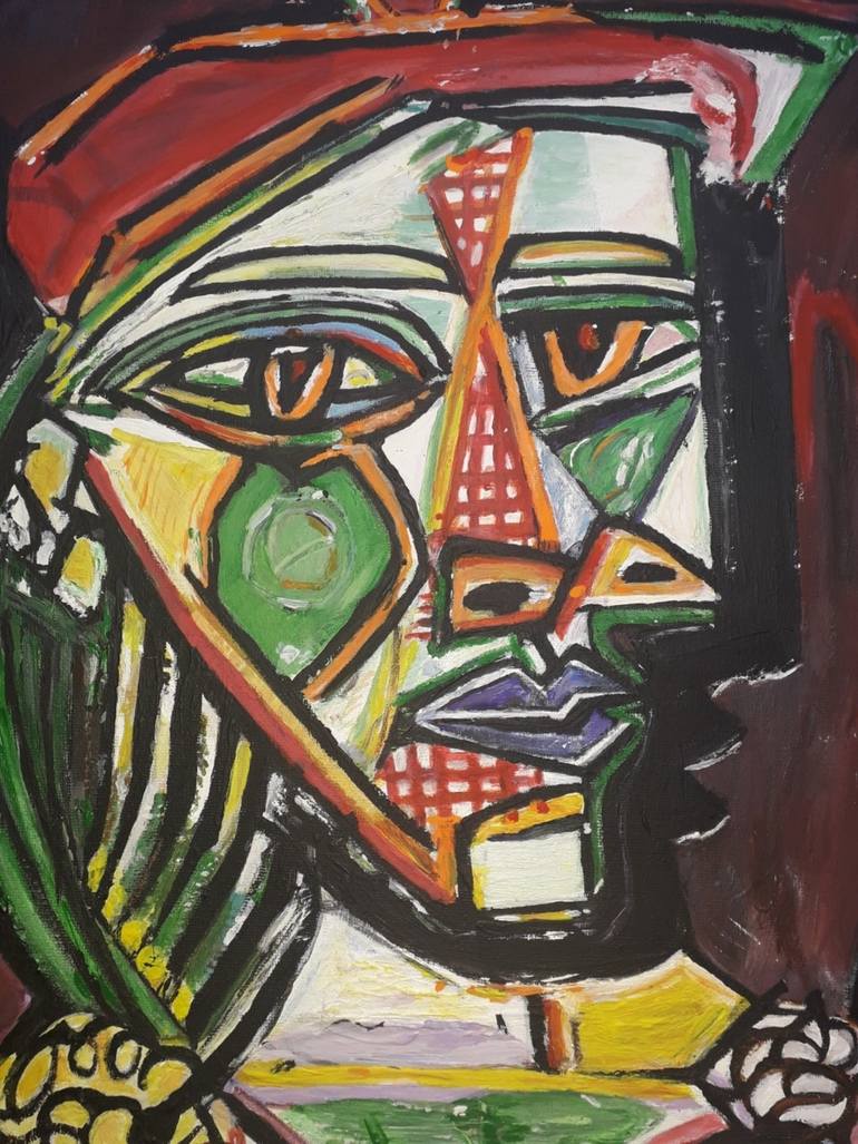 Original Portraiture People Painting by Denise Morgan