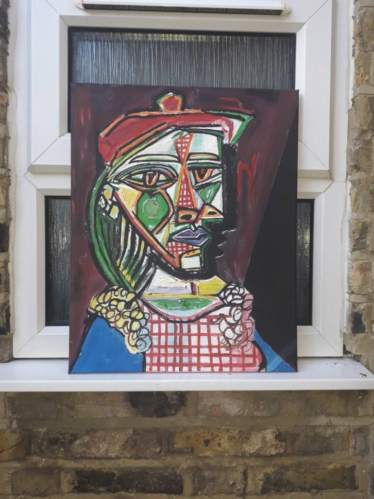 Original Portraiture People Painting by Denise Morgan