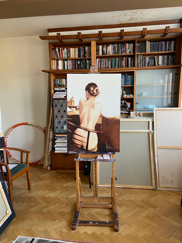 Original Contemporary Nude Painting by Igor Shulman