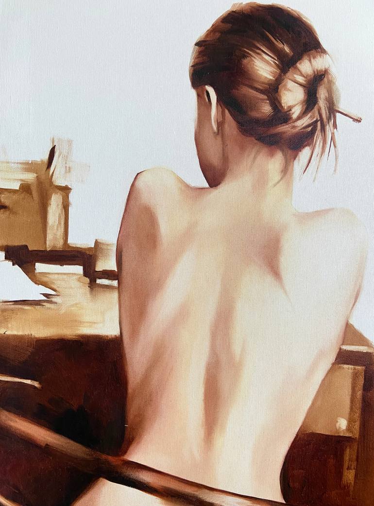 Original Contemporary Nude Painting by Igor Shulman