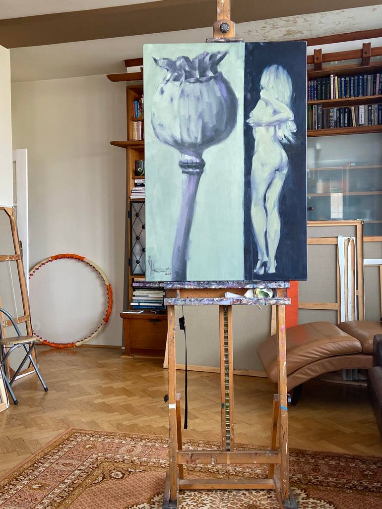 Original Contemporary Erotic Painting by Igor Shulman