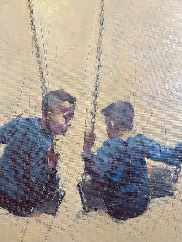 Original Contemporary Children Painting by Igor Shulman