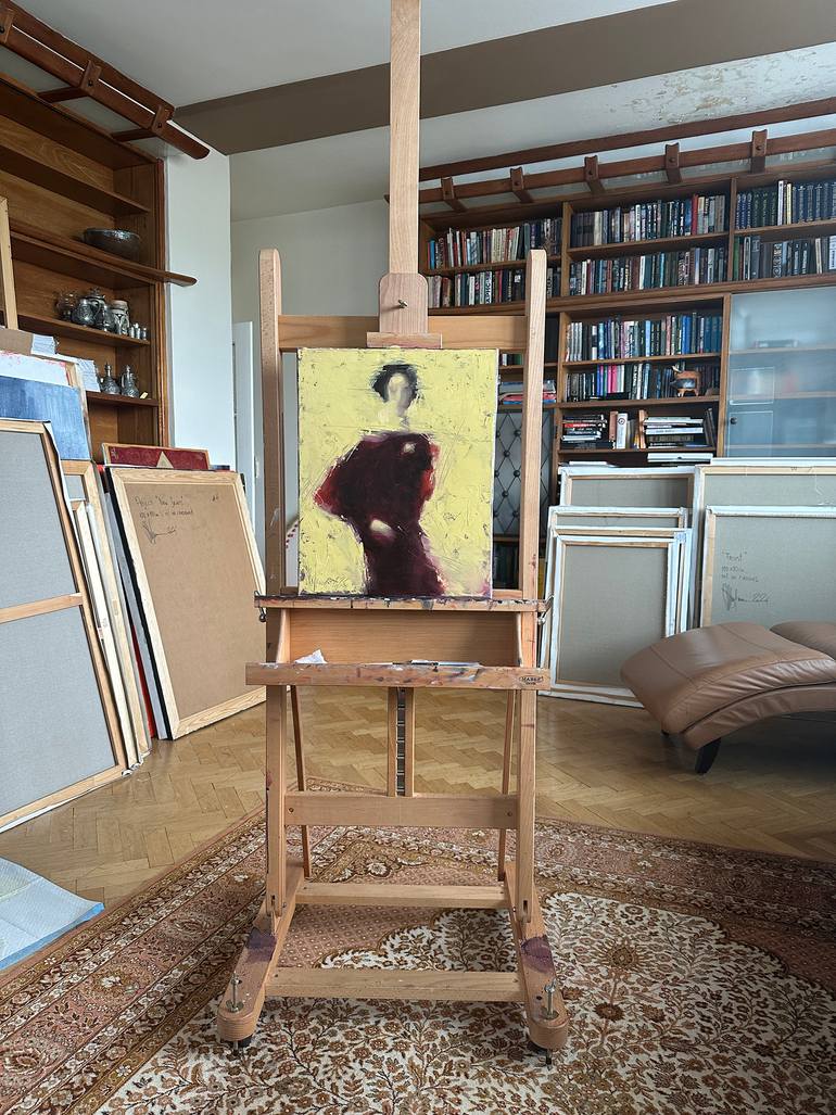 Original Expressionism Women Painting by Igor Shulman