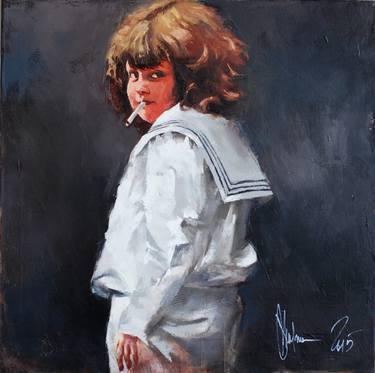 Print of Portraiture Children Paintings by Igor Shulman