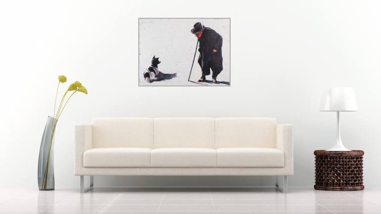 Original Figurative Men Painting by Igor Shulman