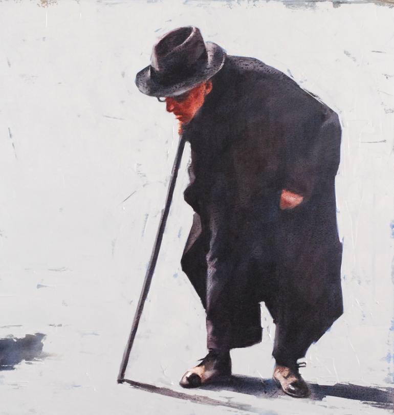 Original Figurative Men Painting by Igor Shulman