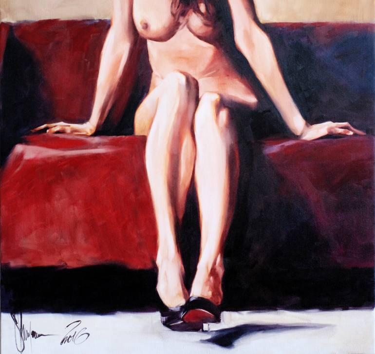 Original Figurative Erotic Painting by Igor Shulman