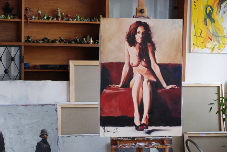 Original Figurative Erotic Painting by Igor Shulman