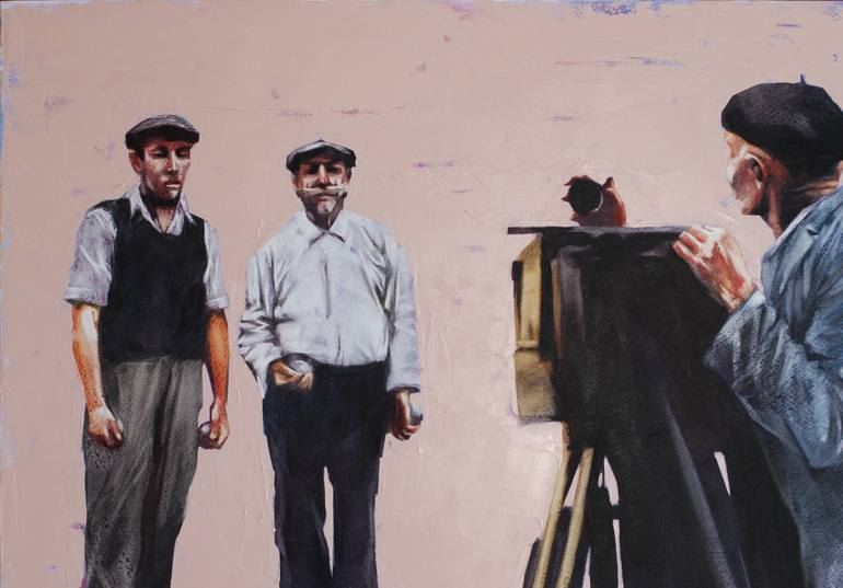 Original People Painting by Igor Shulman