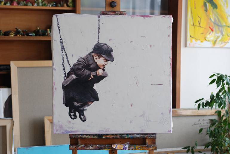 Original Children Painting by Igor Shulman