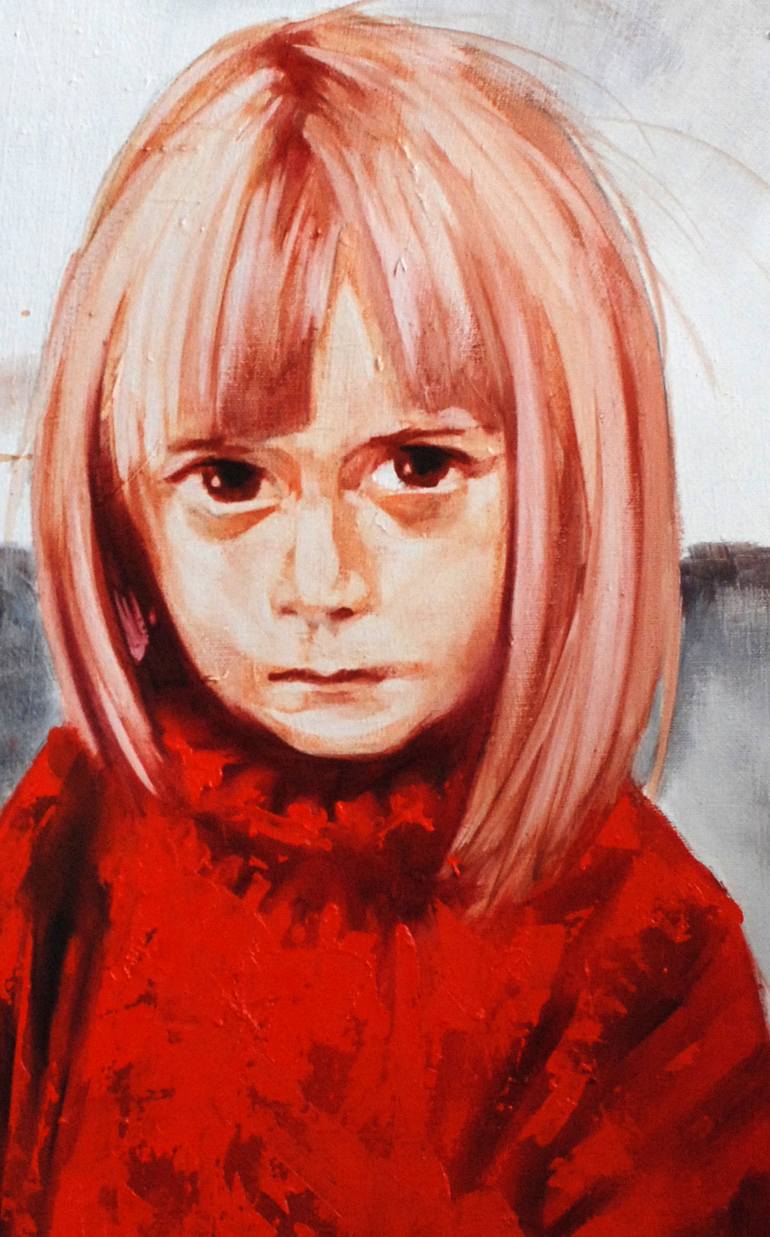 Original Figurative Children Painting by Igor Shulman