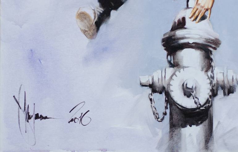 Original Photorealism Children Painting by Igor Shulman