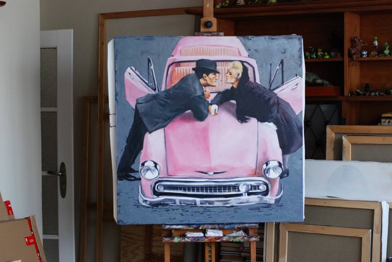 Original Figurative Car Painting by Igor Shulman