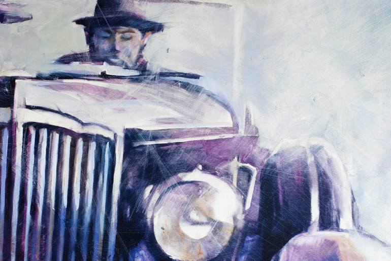 Original Automobile Painting by Igor Shulman