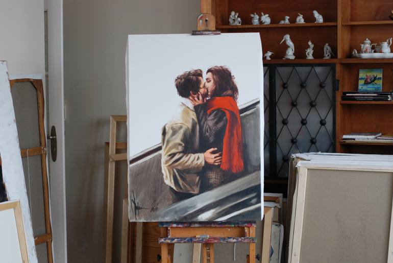 Original Figurative People Painting by Igor Shulman