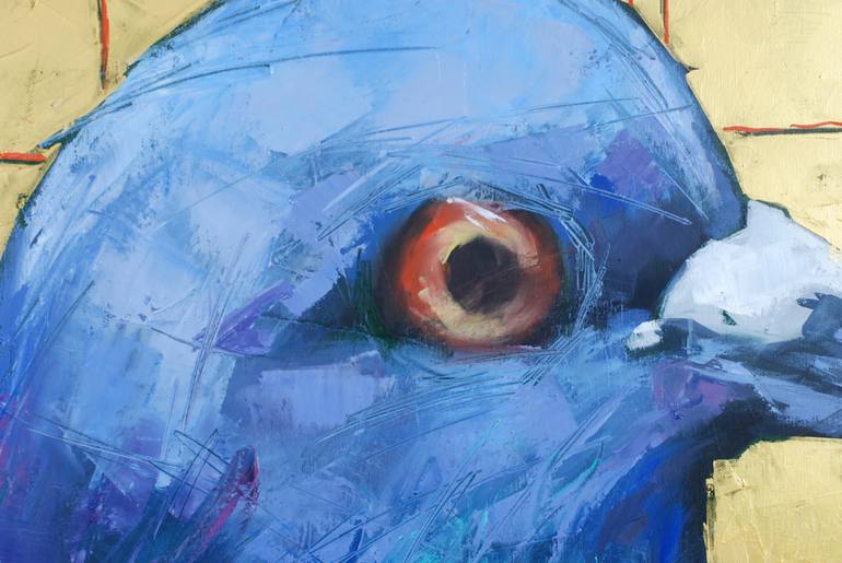 Original Impressionism Animal Painting by Igor Shulman